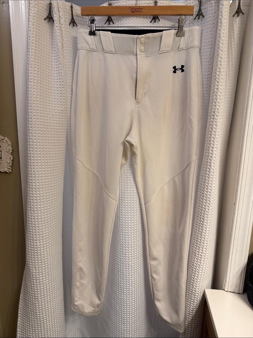 Under Armour White Men’s Performance Baseball Pants